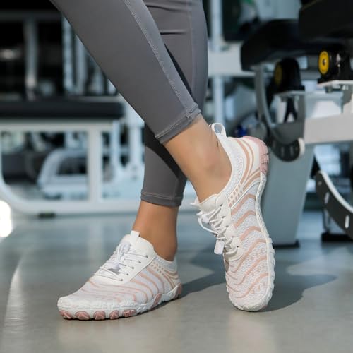 Image of Hike Barefoot Shoes for Women Men Breathable & Non-Slip Athletic Footwear Wide Toe Water Shoes,Designed for Walking,Running&Swimming