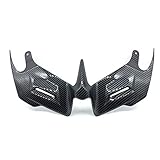 motorrad r25 250 1.Kondition: 100% brandneu Motorrad Abdeckung und Leisten Motorrad Front Aerodynamische Winglets Windschutzscheibe Feiern Flügel Fit für Yamaha YZF R3 R25 2014 2015 2016 2017 2018 Motor Zubehör (Color : Light Carbon Color)