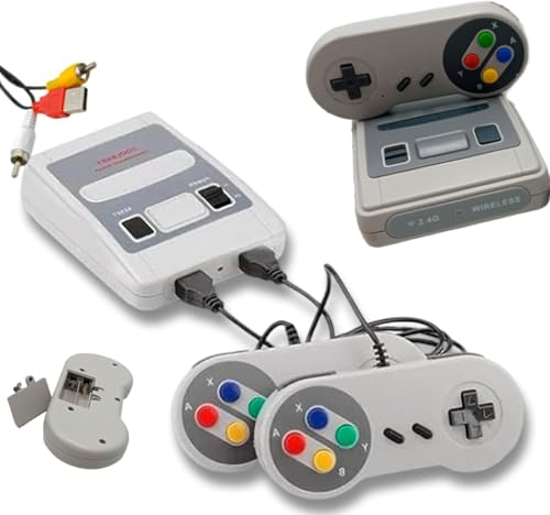 Vídeo Game Super Mini SFC Com 620 Jogos E 2 Controles Bivolt