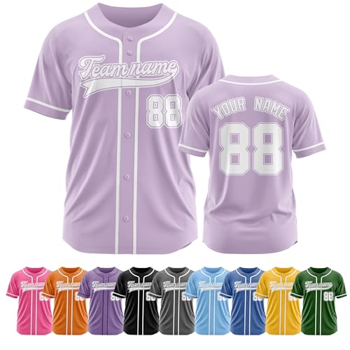 Custom Baseball Jersey Stitched Personalized Baseball Shirts Sports Uniform for Men Women Boy miniatura 5
