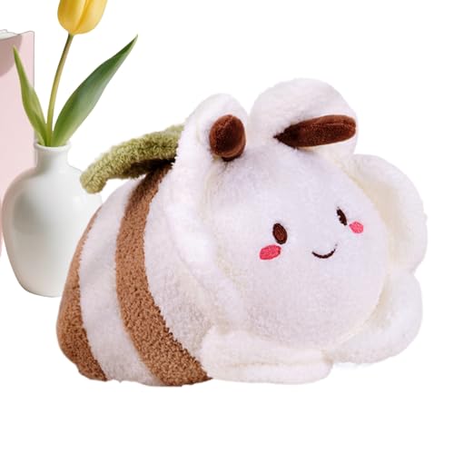 Abeille en peluche oreiller douce pour decoration de maison et lits