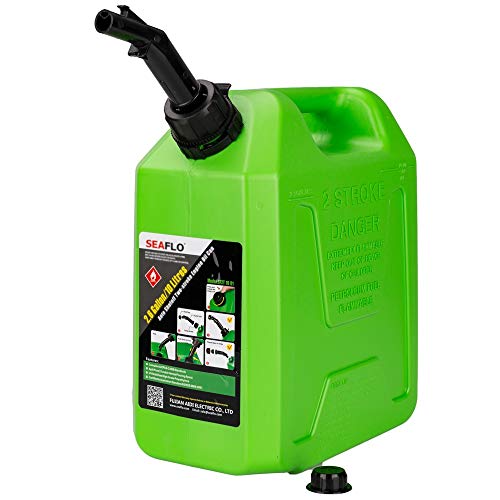 XuQinQin Portable fuel tank, thickened explosion-proof petrol can 5L, 10L, 20L car motorcycle portable spare oil can gasoline container (Color : 10L)