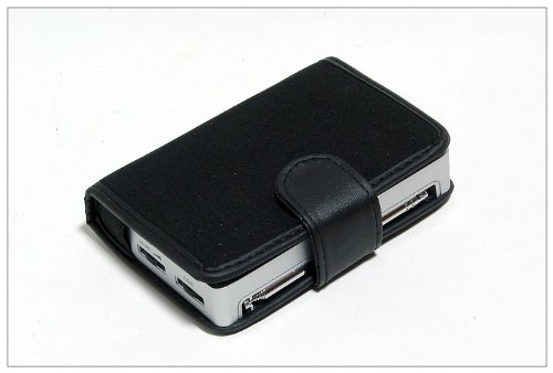 ด้านข้าง view of the Tecsun PL-505 radio, highlighting the tuning and volume knobs.