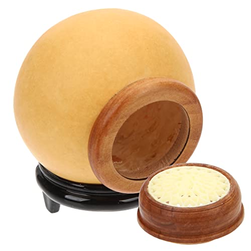 MAGICLULU Cricket Pot Kürbiskäfig Kanister tragbarer Topf Versiegelung Vakuum teeaufbewahrungsboxen Tee Aufbewahrungsdose Aufbewahrungsbehälter für den Haushalt hölzern Khaki