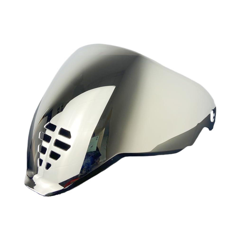 BSTOP Airflite Shield Replacement for ICON IC-06 Helmet Visor Colorful Lens Moto Cascos Accessories Spare Parts Uv Protection (Silver-day use only)