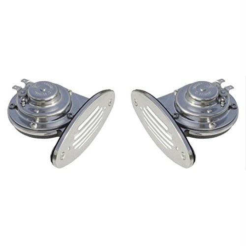 Ongaro Mini Dual Drop-In Horn w/SS Grills High & Low Pitch