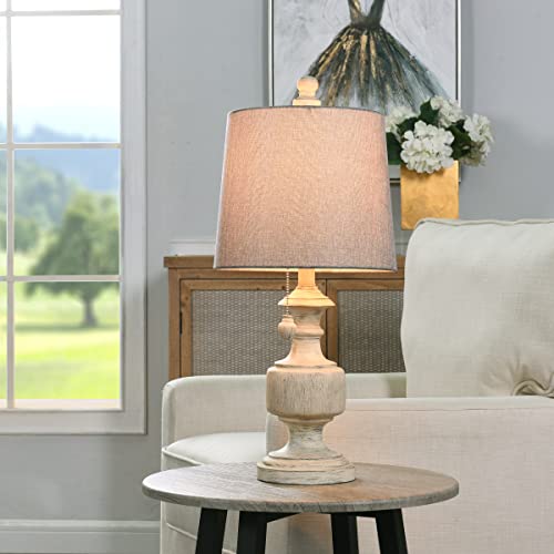Collective Design L27343Adsam Gilda, Distressed Cream, Heather Gray Table Lamp #TOP7