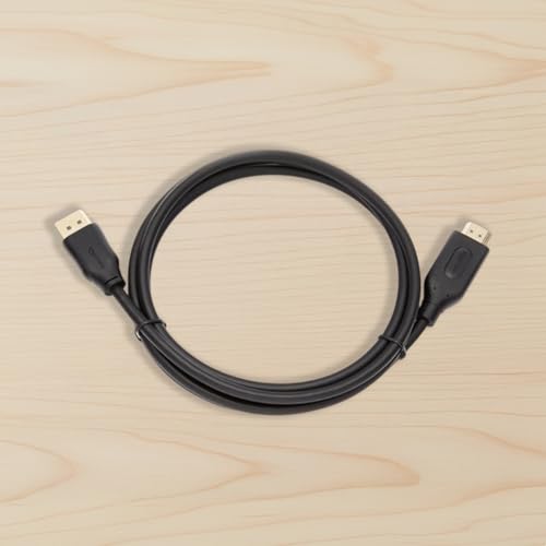 Image of AmazonBasics 6-Feet DisplayPort (not USB port) to HDMI Cable, Black
