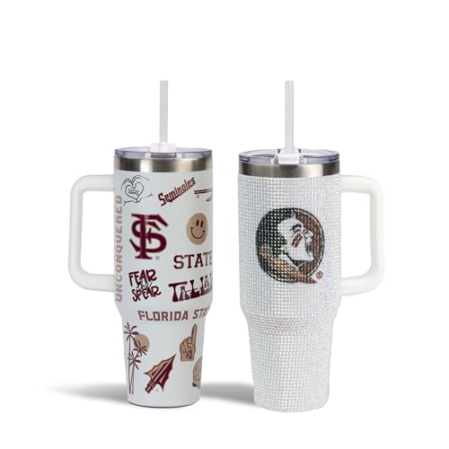 The Memory Company Officially Licensed 2-Pack Game Day Tumblers Team Spirit/Bling, Florida State University