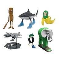 Yamobi Tralalero Tralala Figur, Tung Tung Tung Sahur Sammlungsfigur,Italian Brainrot Animals,Sammlerstück, Für Sammlung Und Dekoration (Tung Sahur