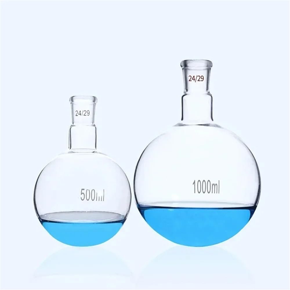 Vetreria da laboratorio 19/26 24/29 29/32 Giunto 100/250/500/1000/2000ml Boro. 3.3 Pallone Di Vetro A Fondo Tondo Vetreria Da Laboratorio For Esperimenti(500ml 24-29)