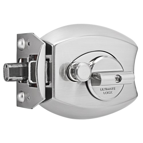 Millennium Lock TUL 3000 Series Ultimate Lock Residential, 4000 lbs Force, Satin Nickel