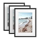 SONGMICS Marcos de Fotos 30 x 40 cm, Negro RPF057BZ01
