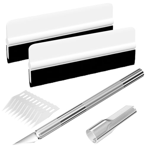 Traxenta Rakel für Folien, Folienrakel, Rakelset zum Folieren, Filzrakel...