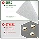 Rdutuok 12 Stück Selbstklebend Akustikplatten,30x30x1 cm Akustik Absorber Akustikpanel Schallschutzplatten für Tonstudio,Büro,Studio,Akustische Behandlung und Wanddekoration (Silbergrau)