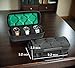 AUKURA Hard Watch Travel Case,3 slots Watch Roll Case Storage and Organizer for Men and Women, with anti-move watch pillow (Black 3slot with green lining)