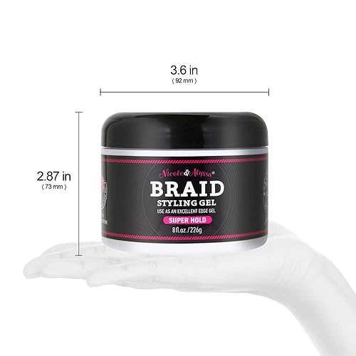 Miniatura 3 de Nicole  Alyssa Combo de espuma trenzada y gel trenzado 72 onzas  4 onzas