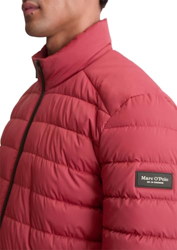 Marc OߴPolo Herren Steppjacke mit Stehkragen Regular Fit, Rot (Light Carmine), XXL – Ansicht 4