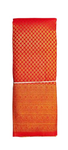 Image of VFCollections Women's Kanchipuram Silk Saree With Blouse Piece