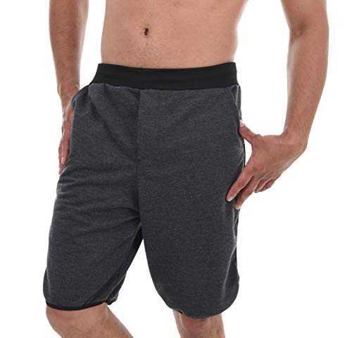 Kit Com 3 Bermudas Ayron Ribana Masculina Curta - Preto, Cinza Claro e Cinza Escuro (G)