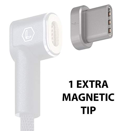 Extra Magnetic Tip-Adapter-Connector for Leonis USB-C Magnetic Charger Charging Cable Replacement for USB-C to MagSafe Adapter