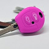 Key Soft Case Cover Funda Protectora para VW T4 Golf Fox Wind Sharan Seat Toledo Córdoba Seat Skoda Polo Ibiza Fabia Octavia/Color: Rosa