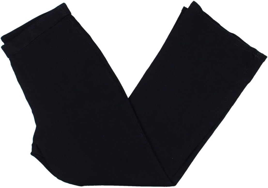 Anne Klein Womens High Rise Slim Fit Dress Pants Navy 10