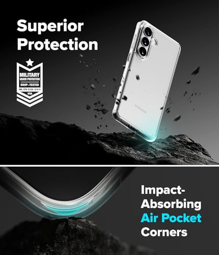 Image of Ringke Fusion for Samsung Galaxy S26 Plus Case Back Cover [Scratch-Resistant] Slim Transparent Shockproof Bumper Protective - Clear