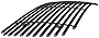 APS Compatible with GMC Sierra 1500 2500 1999-2000 & 01-02 3500 & 01-06 Yukon Main Upper Stainless Steel Black Billet Grille Grill Insert S18-H40756G