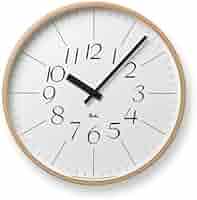 Amazon.co.jp: Lemnos レムノス Riki Clock リキ クロック 細字