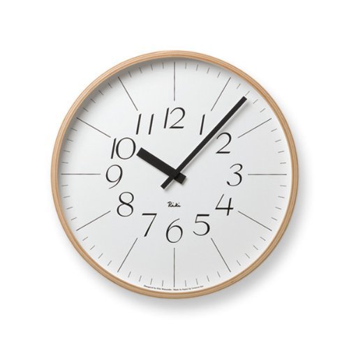 Amazon.co.jp: Lemnos レムノス Riki Clock リキ クロック 細字