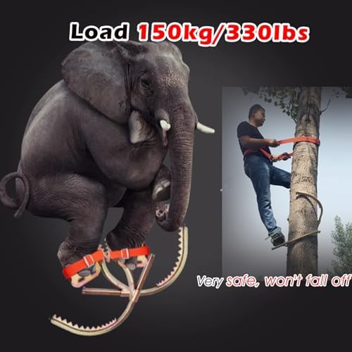 Adjustable Tree Climbing Kit for Professionals - Durable Climbing Gear for Electricians & Tree Services, Essential Tools for Safe Tree & Rock Climbing
