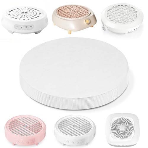 Image of 200 Sheets Nail Dust Collector Filter Paper Compatible with MelodySusie Nail Dust Collectors, Models HPro/SProR/SPro/XC320J, Disposable Nail Paper Sheets Nail Tech Supplies Accessories for Home Salon