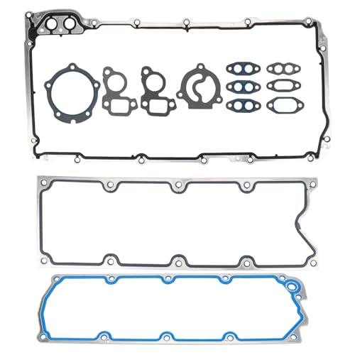 Image of Full Cylinder 6.0L Head Gasket Set with ES72220 Bolts Intake Manifold Oil Pan Compatible with GMC Chevy Cadillac Hummer Saab 2004 2005 2006 2007 2008 2009