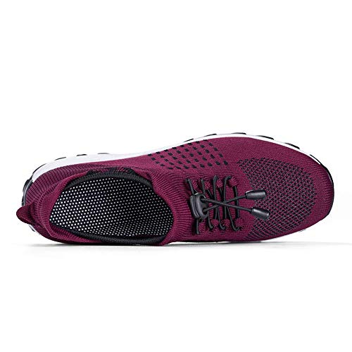 Image of Slow Man Women's Walking Shoes Sock Sneakers - Mesh Slip On Air Cushion Lady Girls Modern Jazz Dance Easy Shoes Platform Loafers