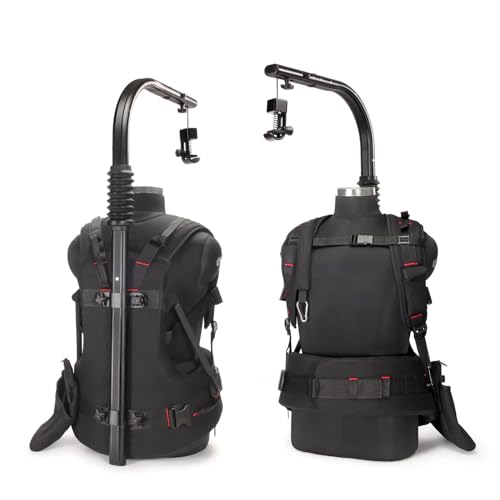 FLYCAM Flowline 750N Professional Ergonomic Camera Support Vest for Gimbals. Payload up to 15–19 kg (33–41.4 LB). Top Bar with 5” Arm Extension. (FLCM FLN 750N)