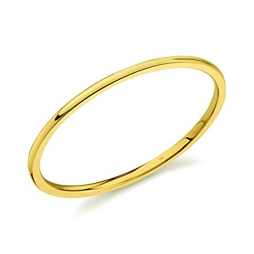 10k Dainty Yellow Gold 1mm Thin Band Size 6