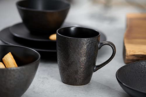Ritzenhoff & Breker Frühstücksservice Kitwe, 12-teilig, Schwarz
