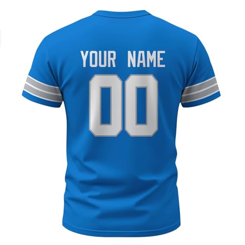 Image of ANTKING T-Shirt Custom Name Number Crewneck Short Sleeve for Men Youth Gifts
