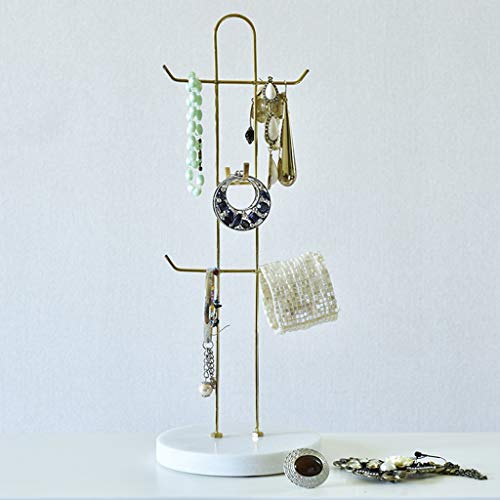 Marble Gold Plating Mug Holder Coffee Cup Holder Rack Drinkware Rack Kitchen Accessories Storage Tea Cup Organizer Drinkware Rack Holds 6 Cups
