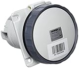 SCSI 63 iec - Sockel/s Befestigung 10o HP ip66-69 3-polig + Erde 63a 500v 7h