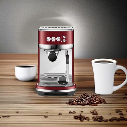 Image of Breville Bambino Plus Espresso Machine BES500RVC, Red Velvet Cake