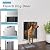 Dog Door for Wall, Energy Efficient French Doggy Door with Aluminum Frame, Telescoping Tunnel, Magnetic Flaps and Sliding Lock Panel, Easy Install for Walls 4"- 7 7/8" Thick, Large (up to 80 lbs)