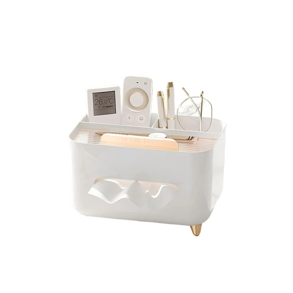 1pc, Multifunctional Desk Organizer, Tissue Boxes, Remote Control And Miscellaneous Storage Box(1)