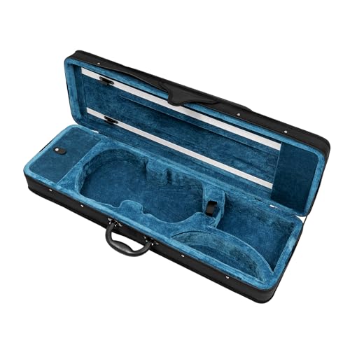 Qussse 4/4 Geigenkoffer, Geige Koffer Kasten Case Violinenkoffer mit Rucksackriemen Kasten Case Geigenkasten für 4/4 Geigen