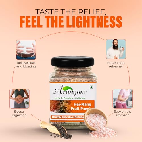 Image of Aranyam Citrusy Heimang Fruit Powder /Churan - 60g | Digestive Churan for Digestion | Spiced Heimang Fruit Powder with Hint of Sweetness