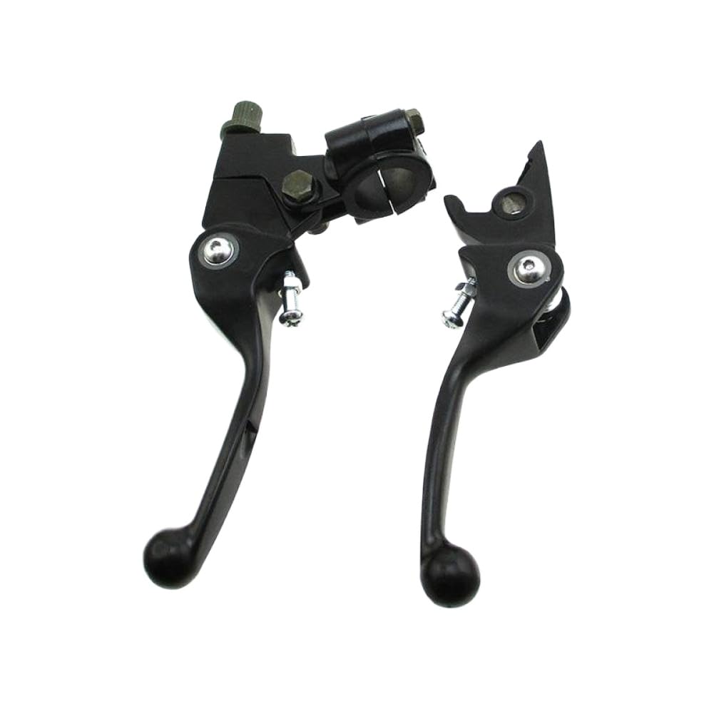 Xesxqcxtv Black Folding Brake And Clutch Levers Compatible With 50Cc-190Cc Pit Bikes(Black)