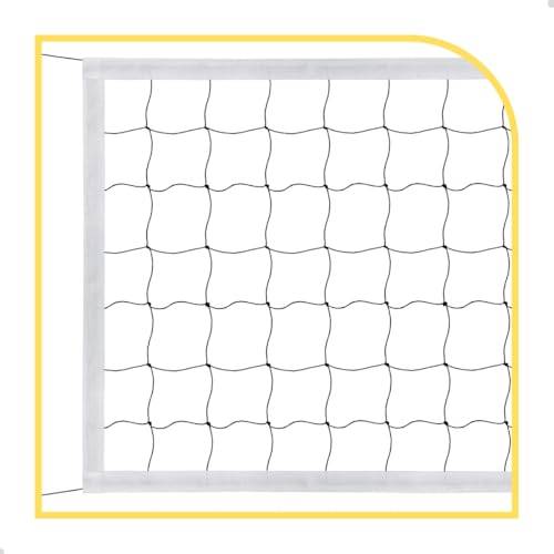 Rede de Vôlei Oficial 9,5mts 4 Lonas Algodão Fio 2mm Nylon