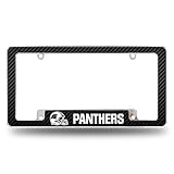 Rico Industries NFL Carolina Panthers Black All Over Chrome Frame 12