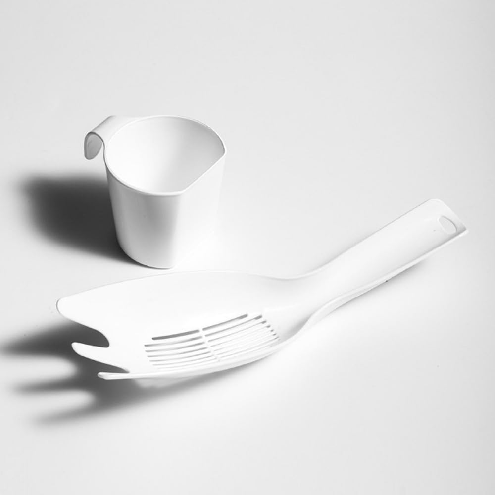 Dispensador de Granos, contenedor de Alimentos de Cocina de 5 kg, contenedor de Almacenamiento de Alimentos con Cuchara de arroz Lavada, contenedor de Alimentos para Mascotas,B
